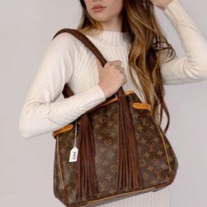 RARE Vintage BoHo Bag Louis Vuitton Megan Batignolles Vertical Excellent Tote